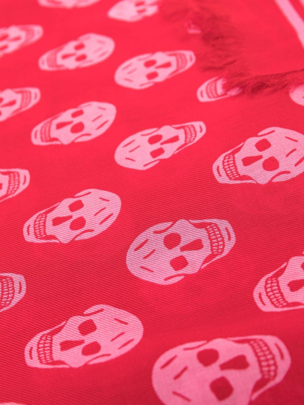 Alexander McQueen Red Scarves - Luxury Fashion Accessories for Women, Perfect for Gifts, Parties, and Winter Outfits