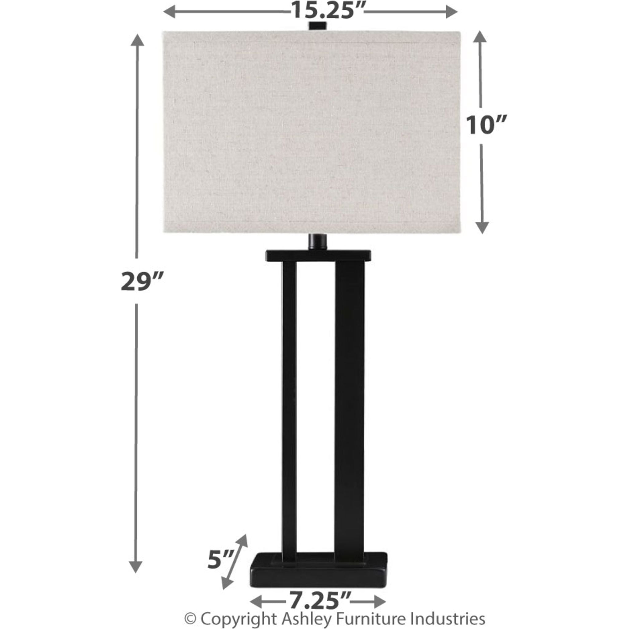 Aniela Table Lamp Pair - Silver Finish 8.5