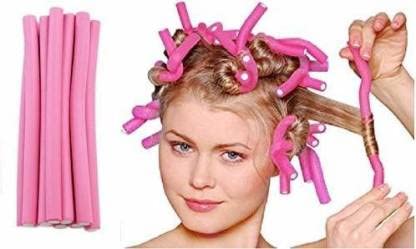 Zhunmun Heatless Hair Curling Flexi Rods - Soft Twist Magic Foam Rollers for No-Heat Curly Hairstyles (Multicolor) | Perfect for Overnight Curls, Beach Waves & Natural Hairstyling at Home
