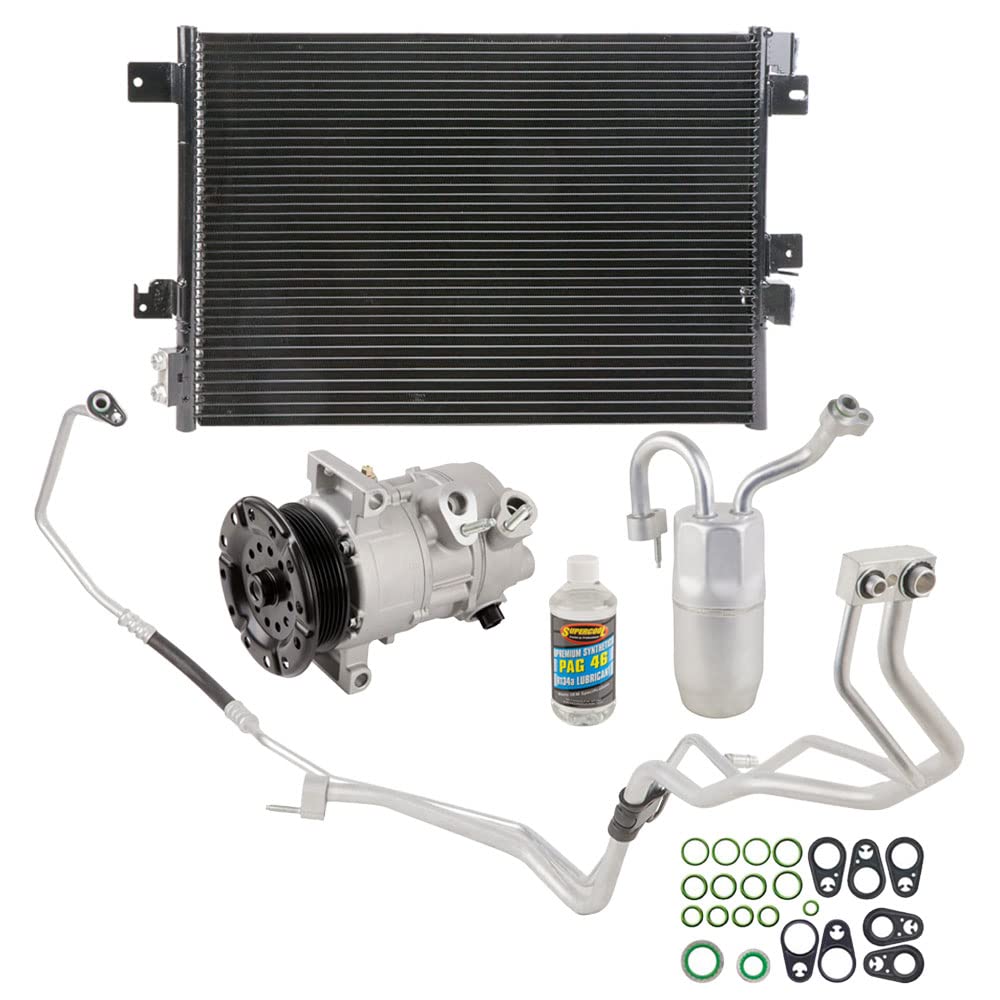 2007 Jeep Patriot Complete A/C Kit with AC Compressor, Condenser & Drier - 60-89593CK New OEM Replacement | Perfect for Summer Cooling & Auto AC Repair | BuyAutoParts