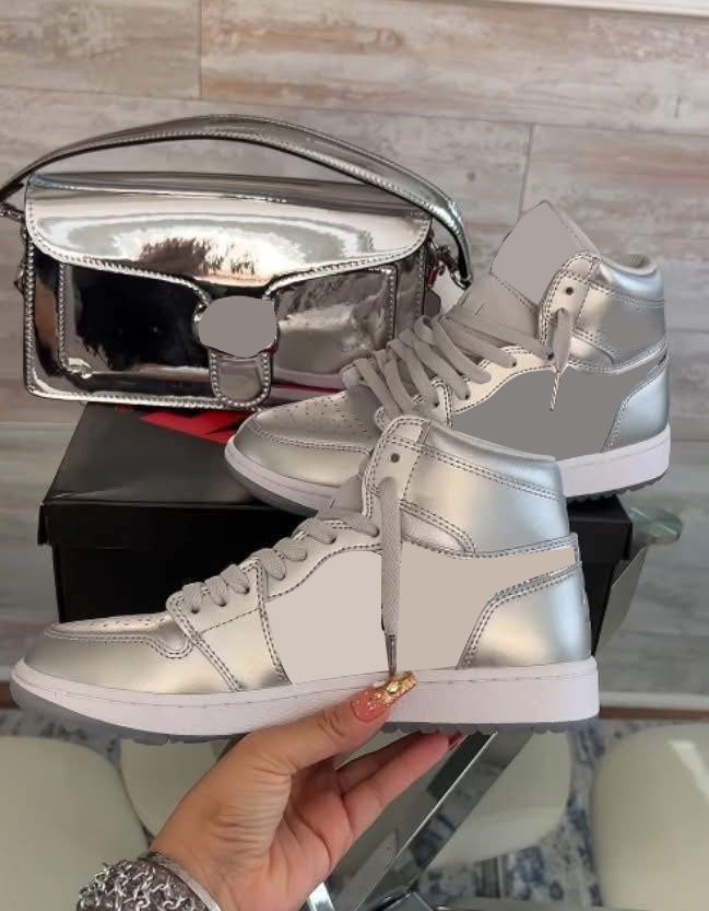 Stylish Silver Shoes & Matching Bag Set for Women | Elegant Party & Evening Wear Accessories | Perfect for Weddings, Prom & Special Occasions