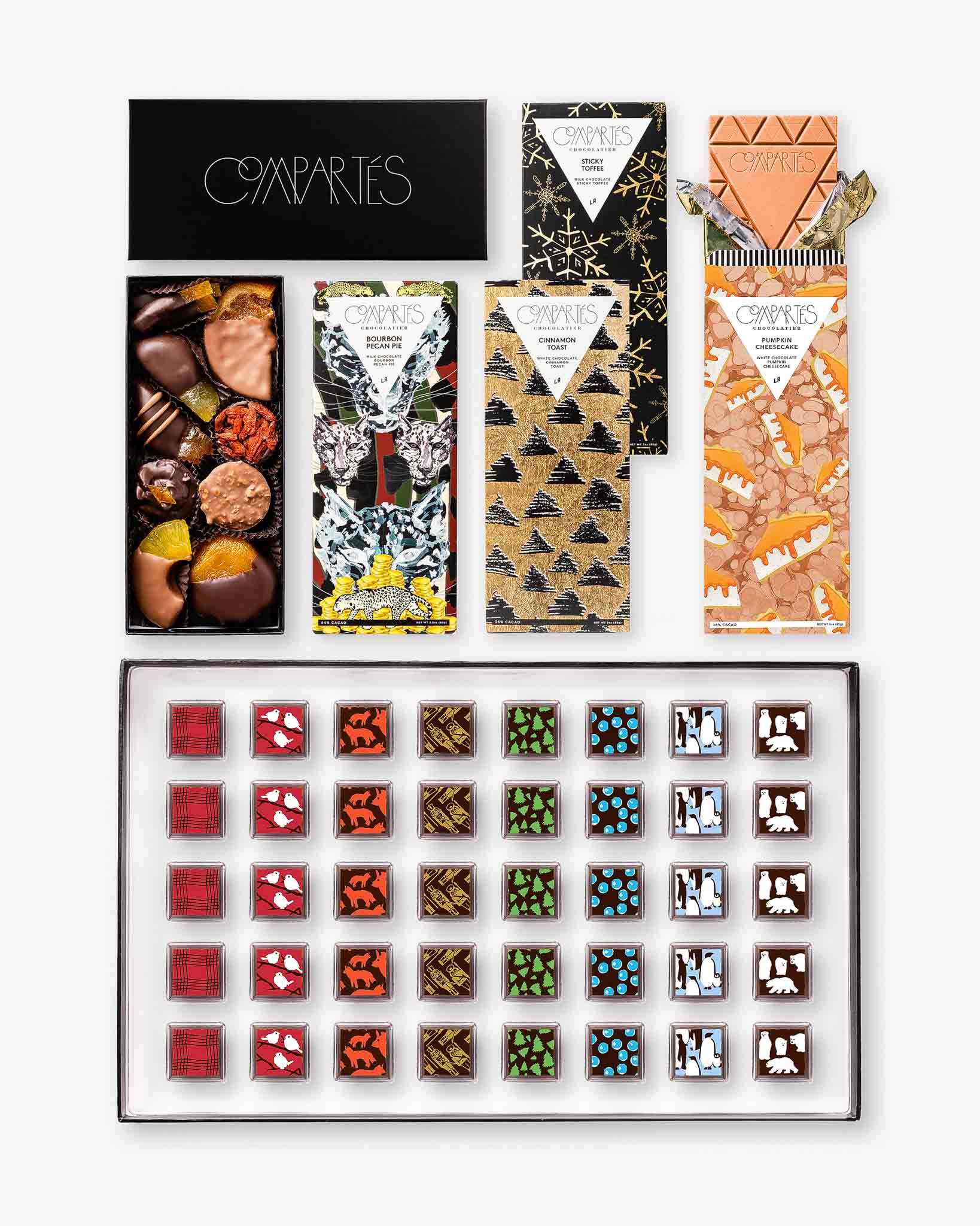 Premium Holiday Chocolate Gift Tower - Luxury Assorted Chocolates for Christmas Gifting, Corporate Presents & Festive Celebrations