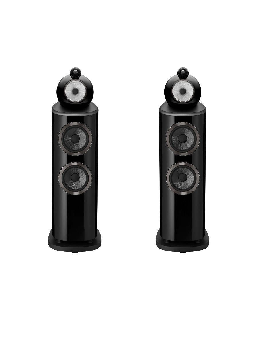 Bowers & Wilkins 803 D4 Premium Floorstanding Speakers (Pair) - B-Stock - High-End Audio for Home Theater & Music Listening