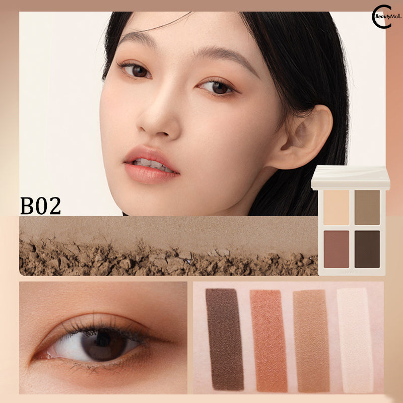 Yifinite 4-Color Eyeshadow Palette - Highly Pigmented, Long-Lasting, Blendable Makeup for Everyday & Party Looks | Perfect for Day to Night Makeup Transition