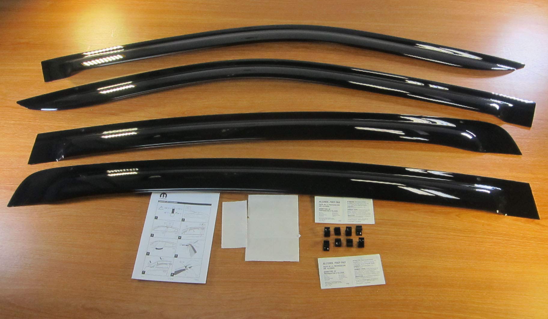 Mopar 2011-2019 Dodge Charger Side Window Air Deflectors - OEM Replacement Parts for Improved Aerodynamics & Reduced Wind Noise - Perfect for Highway Driving & Road Trips