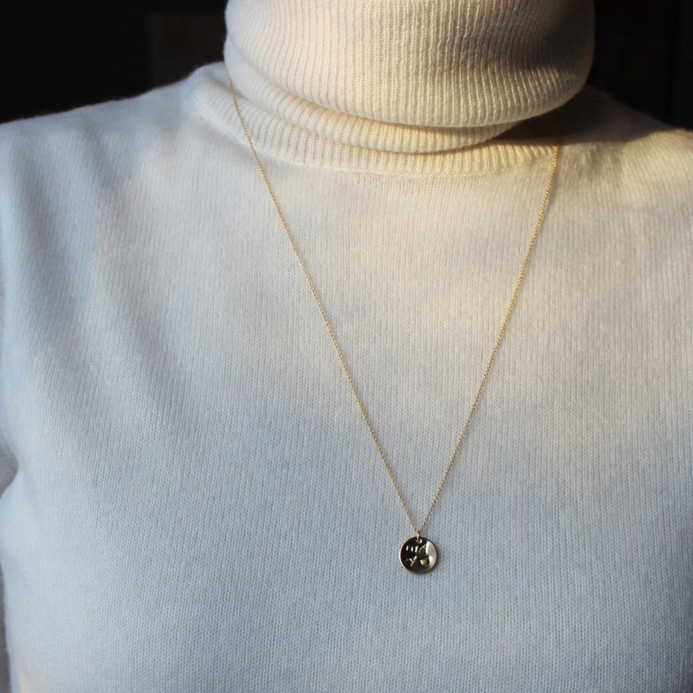 Personalized Family Monogram Pendant Necklace - 14K Yellow Gold Filled Custom Jewelry Gift for Mom, Wife, Daughter - Perfect for Anniversaries, Birthdays & Special Occasions