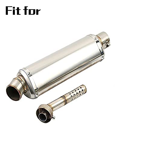 Universal 48mm Motorcycle Exhaust Silencer XSQ-01 - For Smooth & Quiet Rides