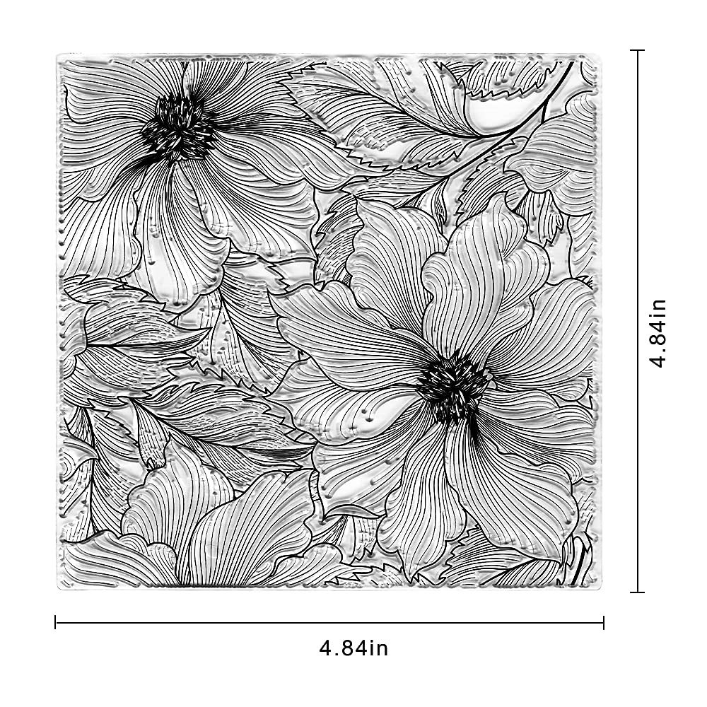 Plant & Leaves Clear Rubber Stamps for Card Making, Scrapbooking, DIY Photo Album Decorations - Transparent Background Stamps for Handmade Greeting Cards & Craft Supplies | Perfect for Wedding Invitations, Journaling, and Home Decor Projects
