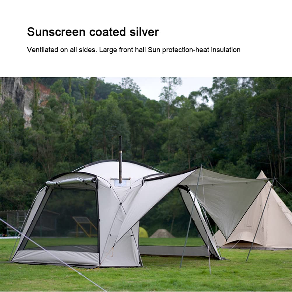 Instant Pop-Up Tent for 5-8 People, Lightweight Double Door Family Dome Camping Tent with Carry Bag – Perfect for Outdoor Family Camping, Hiking & Backpacking Adventures