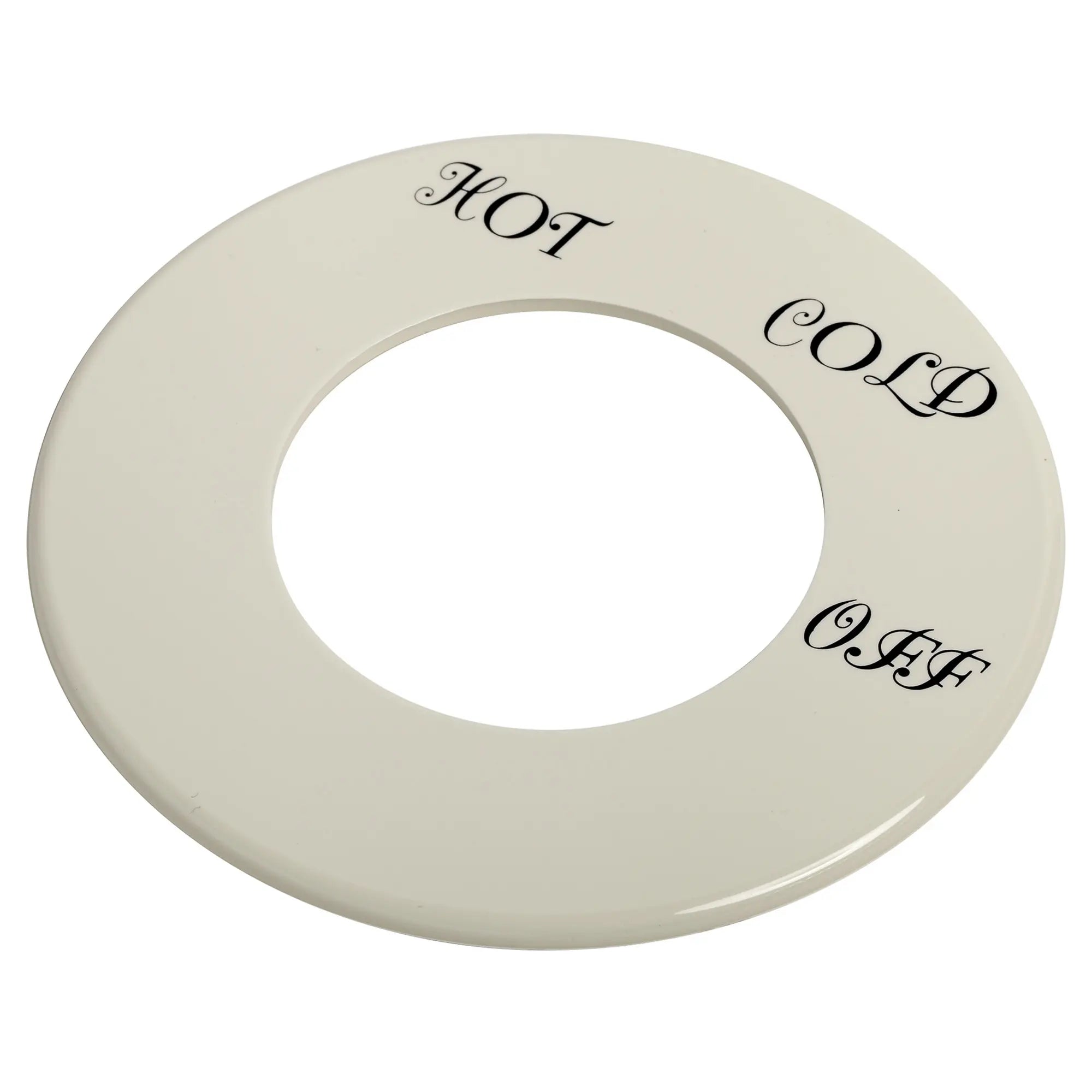 Hampton Thermostat Dial Plate - Hot, Cold & Off Settings for Home Temperature Control | Perfect for HVAC Systems, Water Heaters & Climate Control