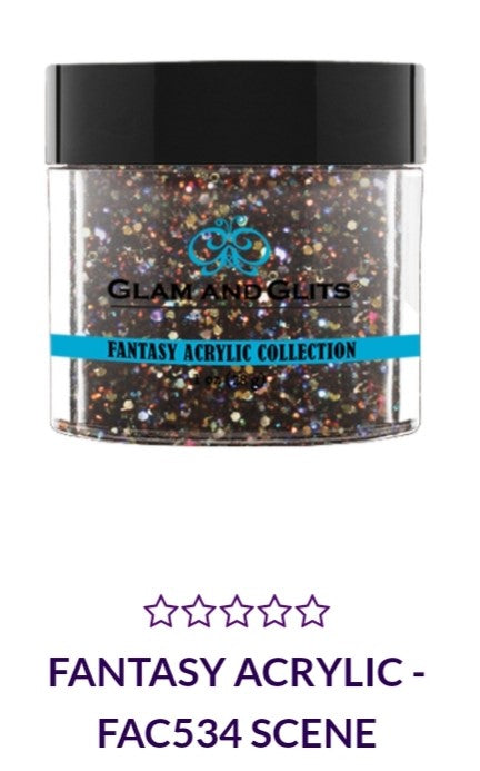 GLAM AND GLITS FANTASY COLLECTIONS FA534 - 1 oz Fantasy Scene Makeup Glitter for Cosplay, Festival & Body Art | Perfect for Halloween, Raves & Costume Parties