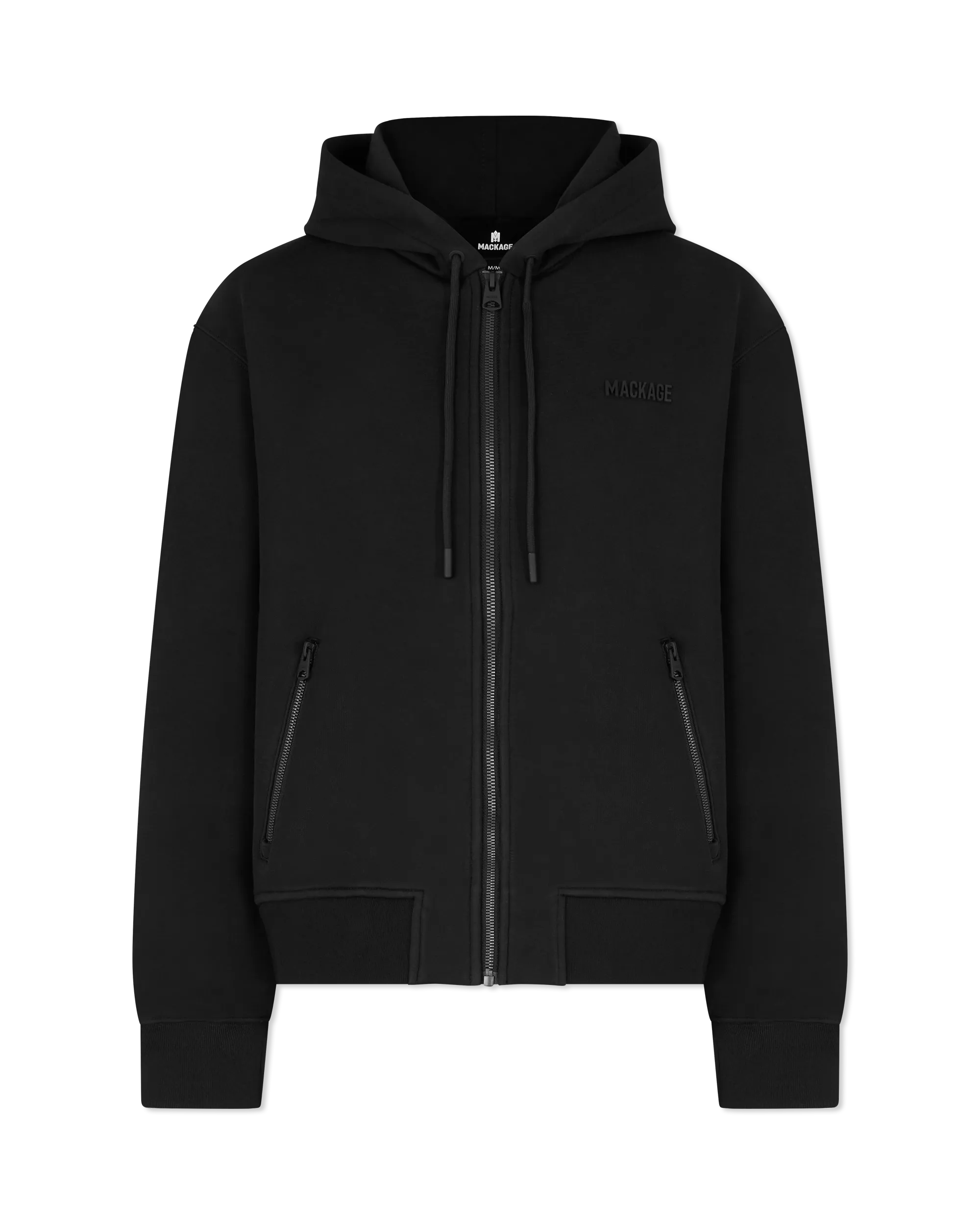 Mackage KRYSSA Double Face Zip Up Hoodie for Women - Waterproof & Windproof Winter Jacket with Fleece Lining - Perfect for Outdoor Activities, Hiking & Cold Weather Fashion