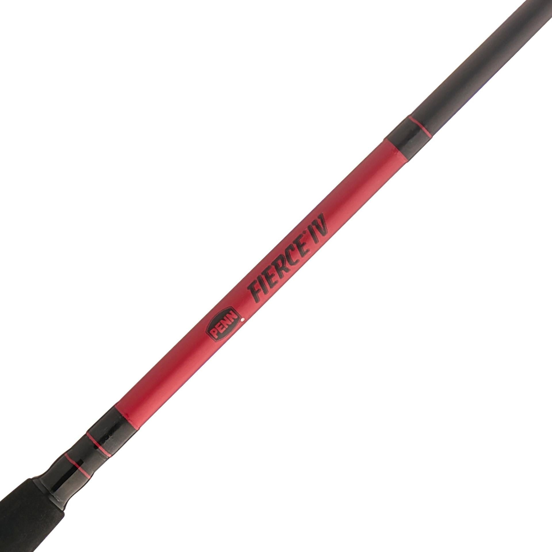 Fierce® IV Live Liner Spinning Rod & Reel Combo - Premium Saltwater Fishing Gear for Inshore & Offshore Angling | Perfect for Bass, Trout, and Saltwater Game Fish