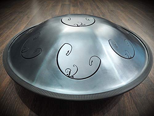 Premium Steel Tongue Drum Hand Pan - RAV Vast 2 Integral Model with Protective Case | Professional Tank Drum for Meditation, Yoga & Music Therapy | Perfect for Beginners & Musicians