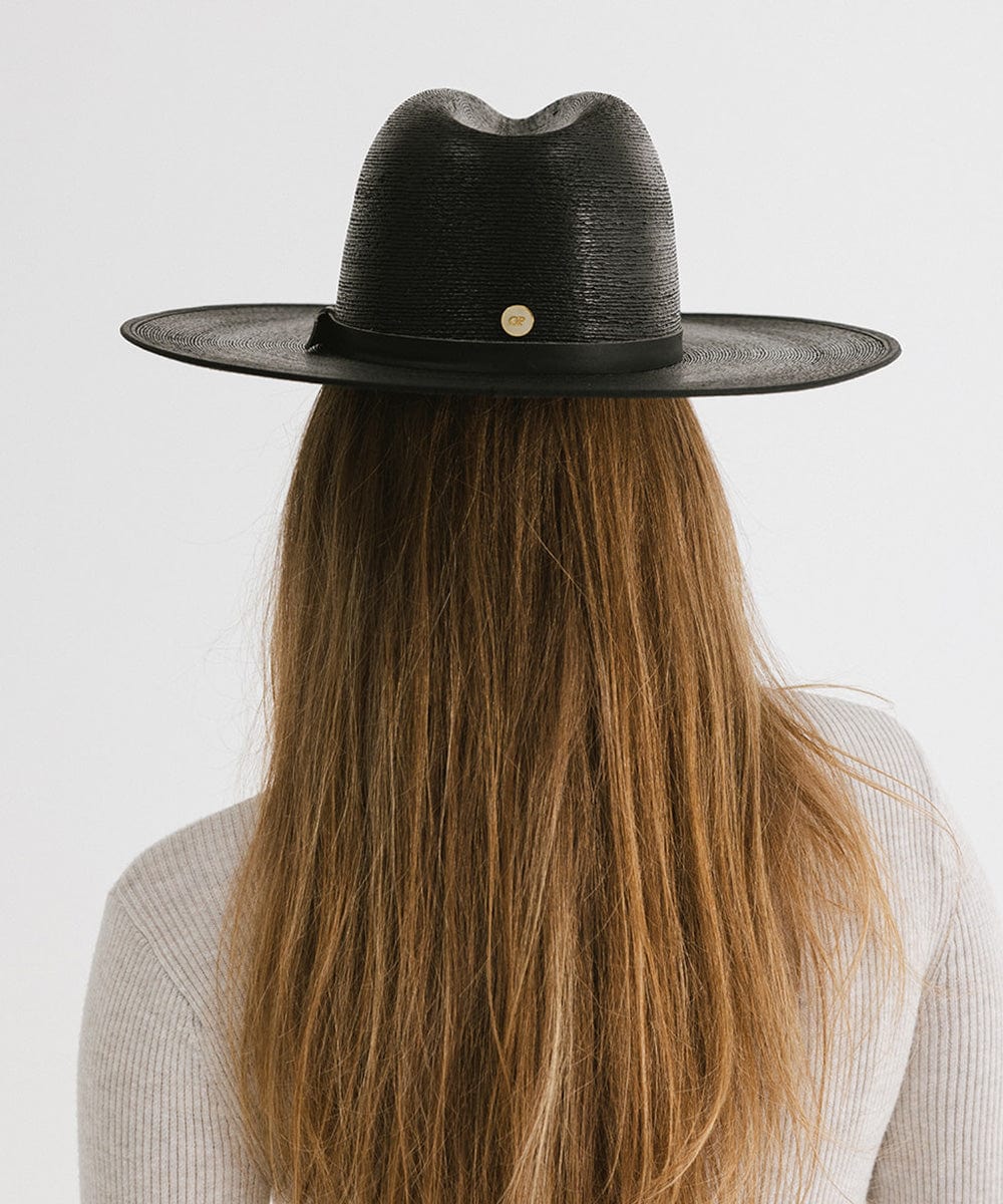 Stylish Black Wide Brim Fedora Hat for Men & Women - Fashionable Sun Protection Hat for Outdoor Activities, Beach, and Travel