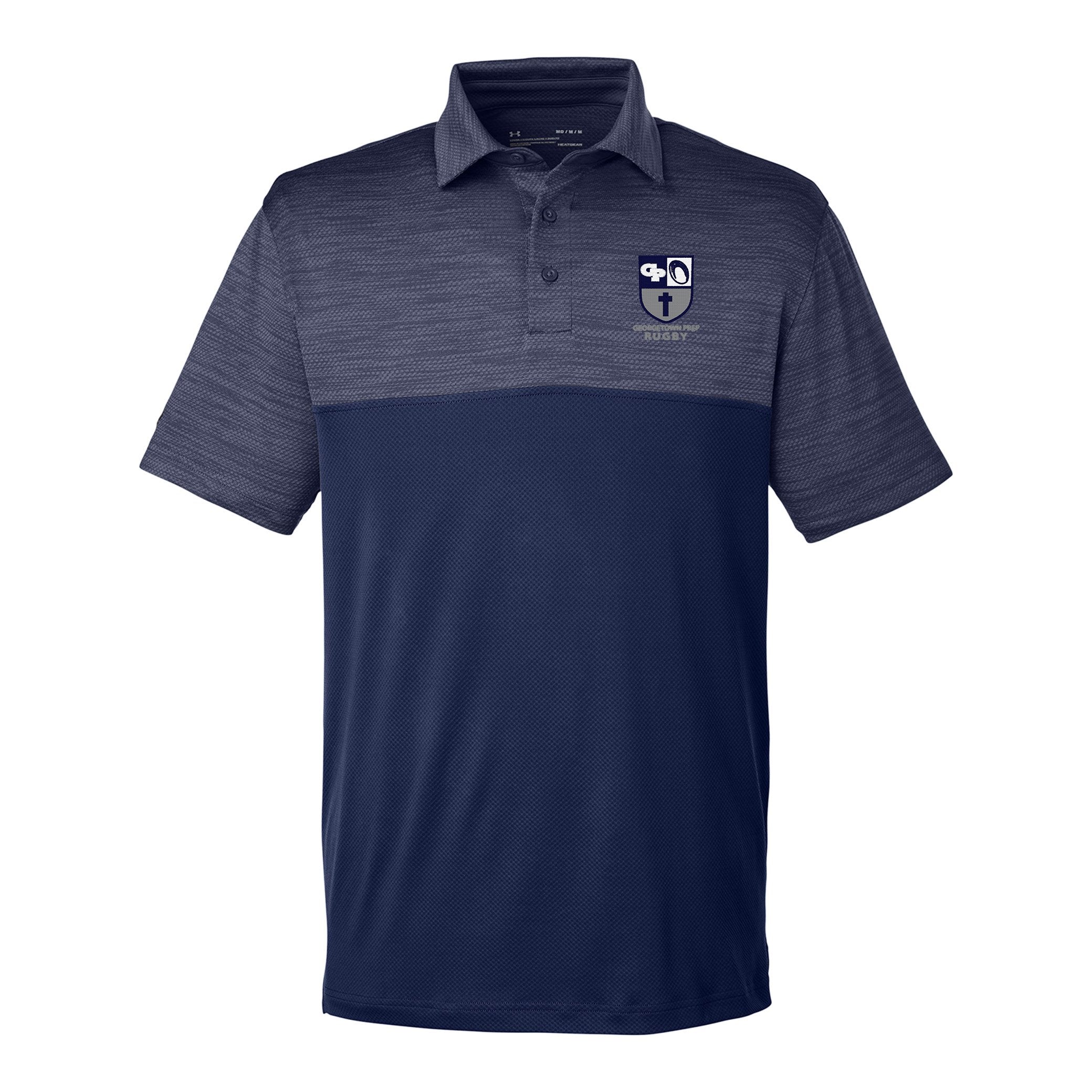 Georgetown Prep Rugby Colorblock Polo Shirt - Men's Athletic Performance Polo for Rugby & Casual Wear - Breathable & Moisture-Wicking Fabric for Sports & Everyday Use