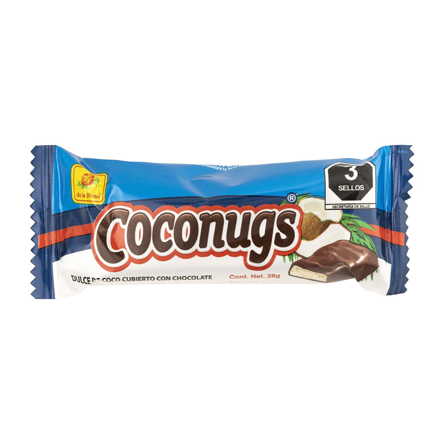 De La Rosa Coco Nugs Mexican Candy - 12 Count Box | Sweet Coconut Treats for Parties, Gifts & Snacking