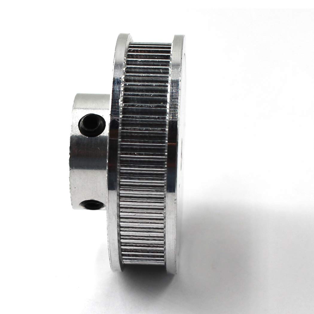 60 Teeth Timing Belt Pulley 5mm Bore for 3D Printer & CNC Machines - 6mm Width Belt (Pack of 2) with Wrench - Perfect for DIY 3D Printing Projects & CNC Machinery Maintenance