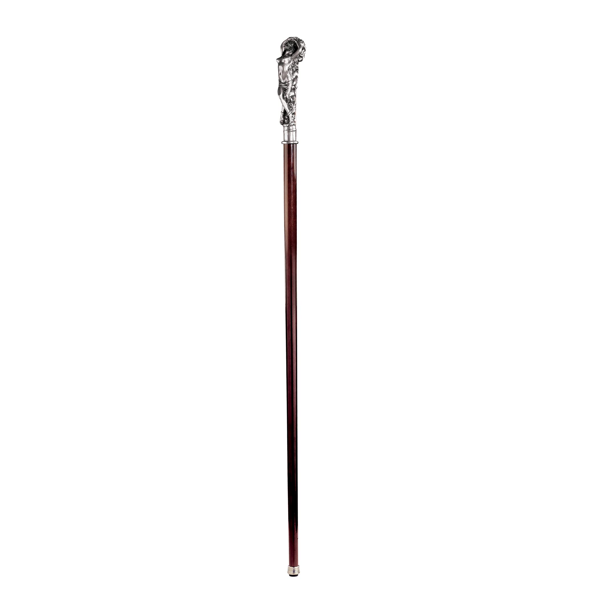 Design Toscano Pewter Walking Cane - Elegant & Durable Mobility Aid for Seniors & Hikers - Perfect for Outdoor Adventures & Everyday Support