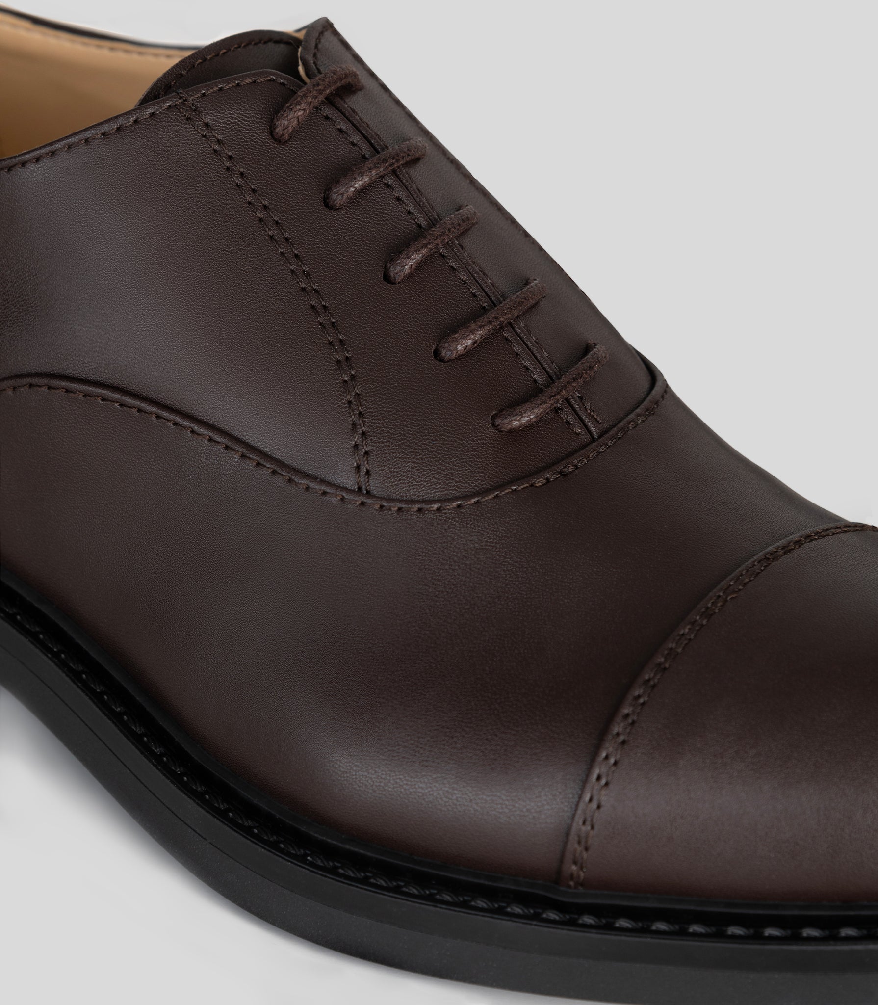 Premium Brown Oxford Shoes for Men by Solari Milano – Classic Dress Shoes for Business, Office & Formal Occasions