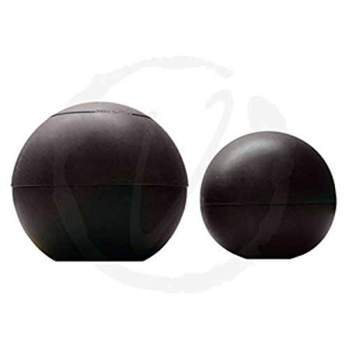 Vinotemp 2-Pack Silicone Ice Ball Maker Set - Large & Small Ice Sphere Molds for Whiskey, Cocktails & Chilling Drinks - Perfect for Home Bars, Parties & Gifts