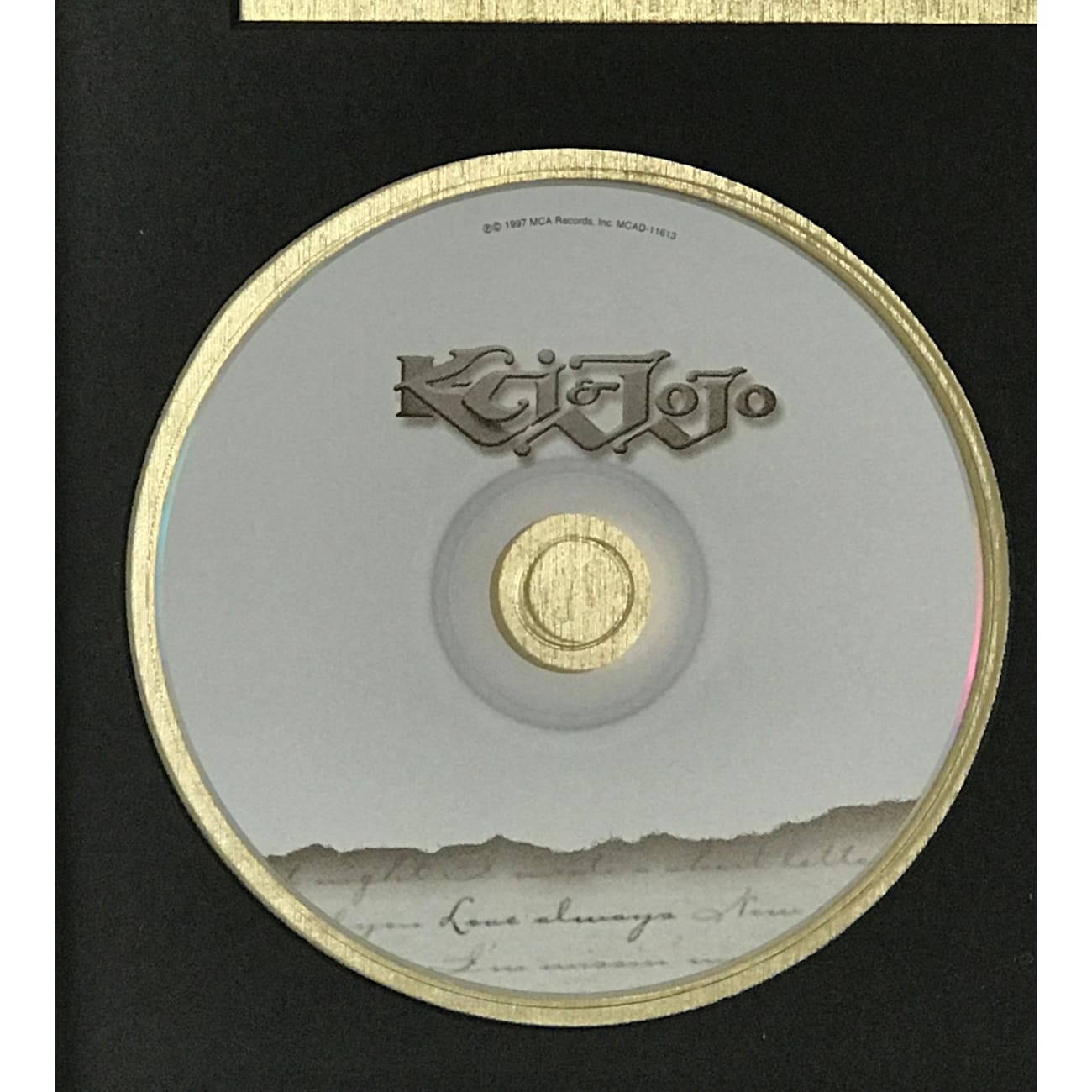K-Ci & Jojo Love Always RIAA Certified Gold Album Award - Perfect for Music Collectors and R&B Fans