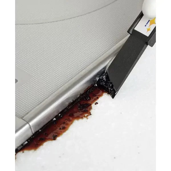 Arnest Kitchen Scraper - 15cm Stainless Steel Grease & Limescale Remover Tool for Stovetops, Pots & Pans - Heavy Duty Cleaning Scraper for Tough Residue Removal in Kitchen & BBQ Areas
