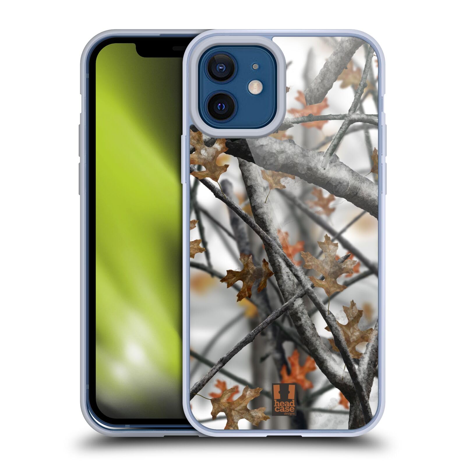 Winter Deer Camouflage Hunting Soft Gel Case for Apple iPhone 12/12 Pro - Durable Protective Phone Cover for Outdoor Adventures & Hunting Trips