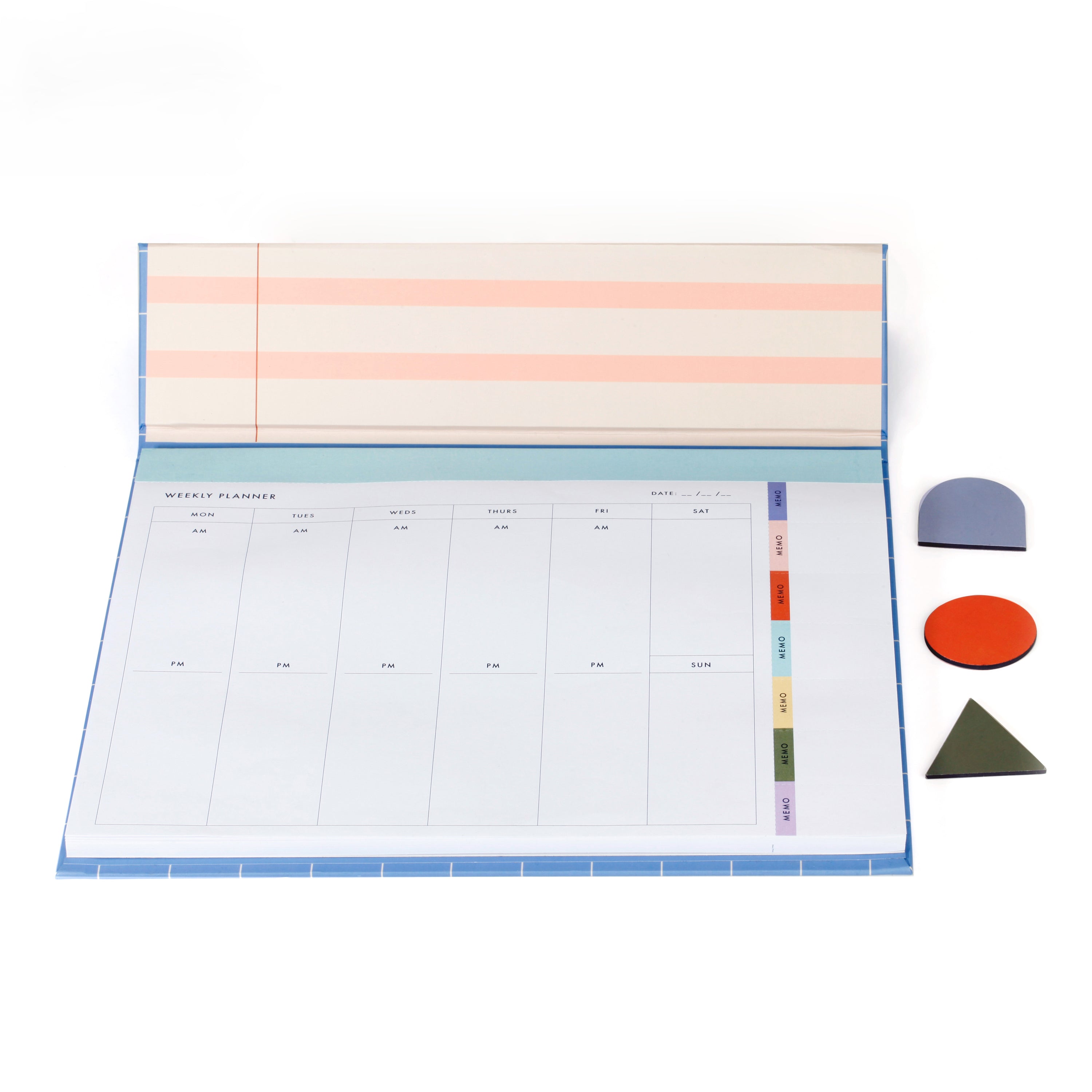 Inkerie Magnetic Weekly Desk Planner - Whiteboard Calendar for Office & Home Organization - Perfect for Scheduling, Goal Tracking & Productivity Planning