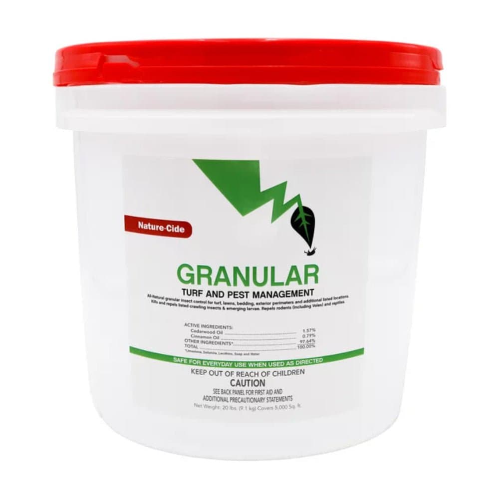 Nature's Cide Granular Turf & Pest Control - Organic Lawn Care Solution for Ants, Fleas & Ticks - Perfect for Backyards, Gardens & Pet Areas