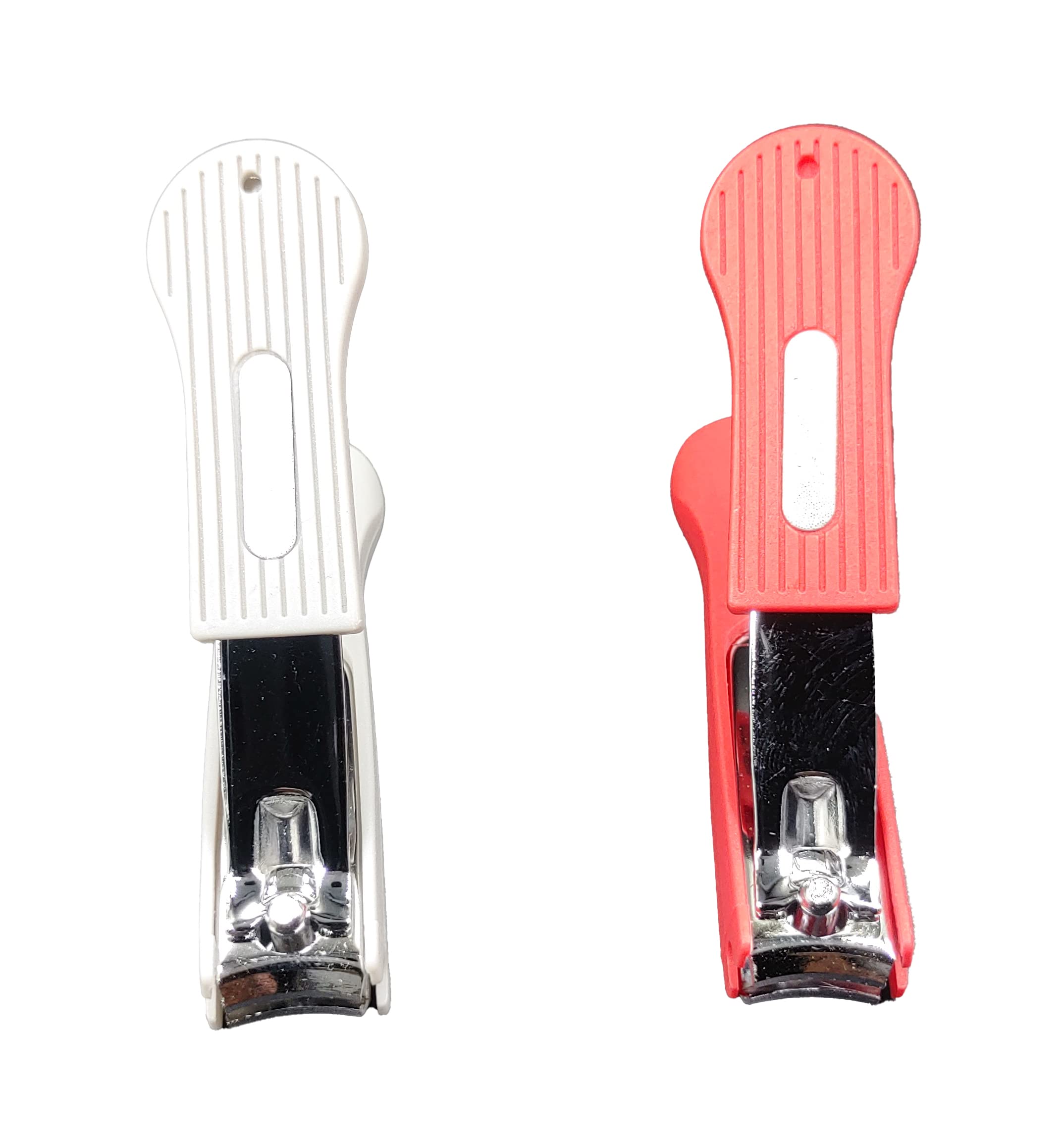 Premium Stainless Steel Nail Clipper Set for Women & Men - Professional Toe & Finger Nail Trimmers (2-Piece) - Perfect for Home, Travel & Salon Use