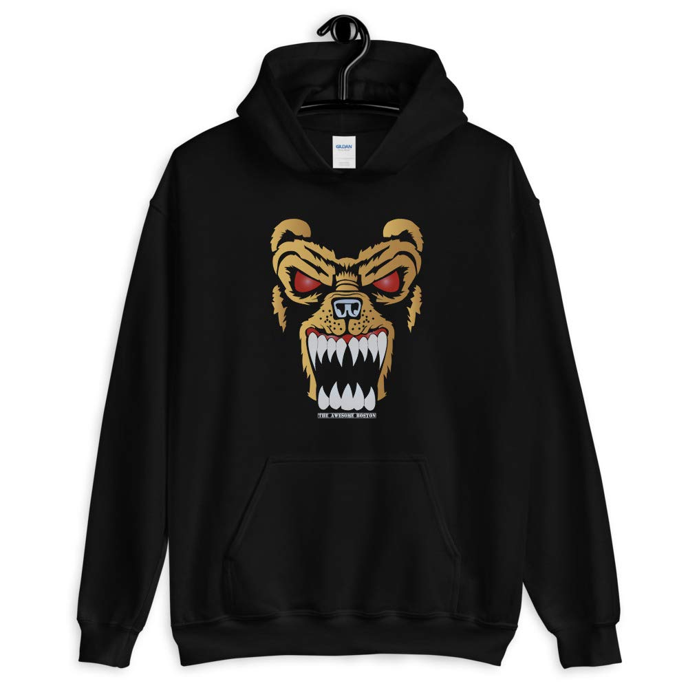 Tuukka Rask Bear Mask Hooded Sweatshirt - NHL Hockey Fan Apparel for Men & Women - Perfect for Games, Cosplay, and Winter Outfits