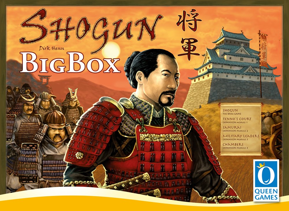Shogun Big Box Board Game - Strategy Game for 5 Players | Family Game Night, Adult Game Party, Group Game Collection