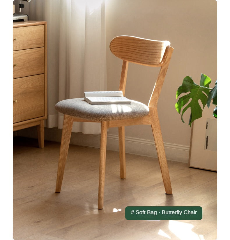 Solid Oak Wood Modern Nordic Folding Dining Table - Space-Saving for Small Apartments, Kitchens & Outdoor Use