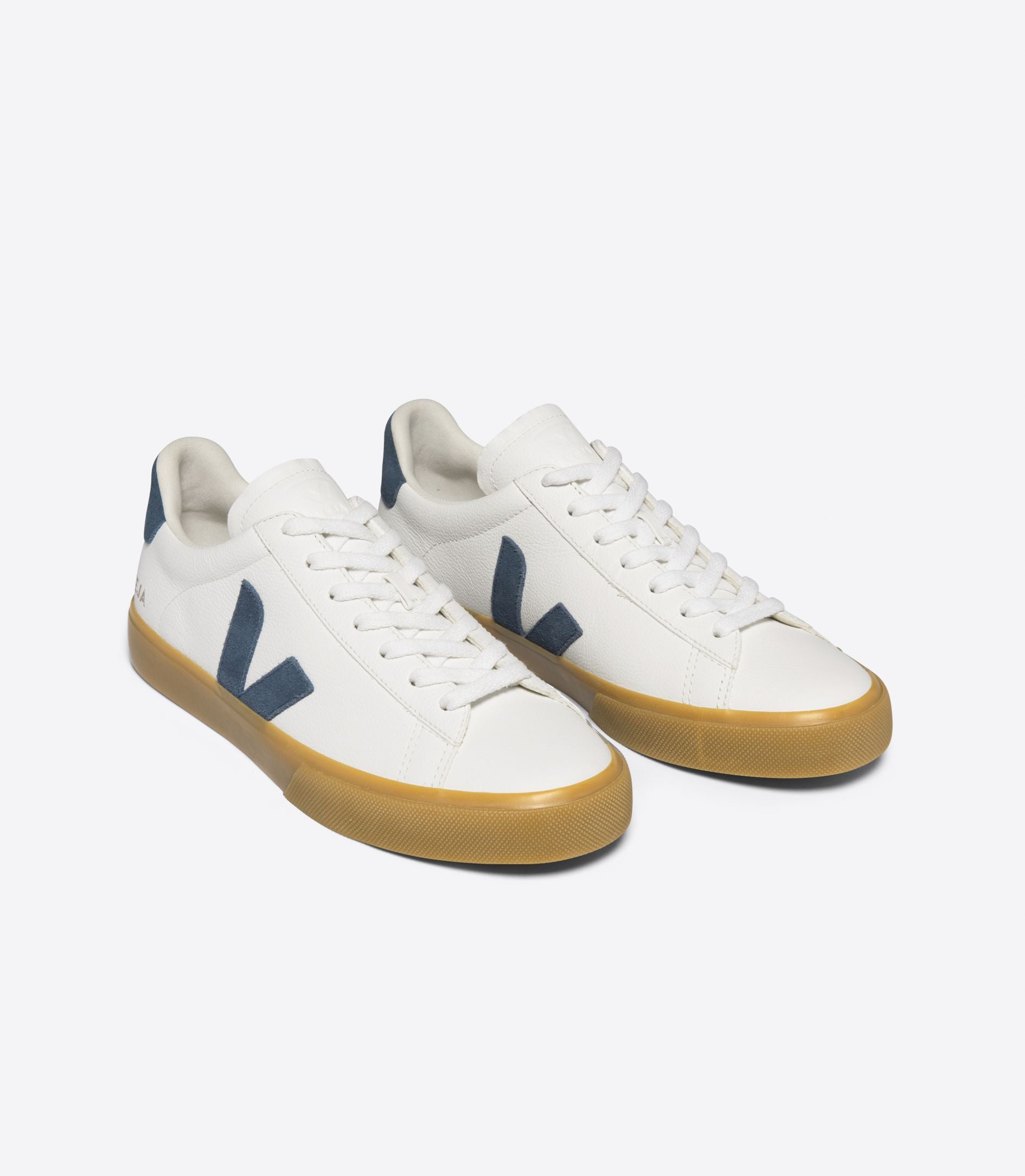Veja Campo Chromefree Leather Sneakers - White California Natural - Eco-Friendly Vegan Shoes for Women & Men | Perfect for Casual Wear, Work & Sustainable Fashion