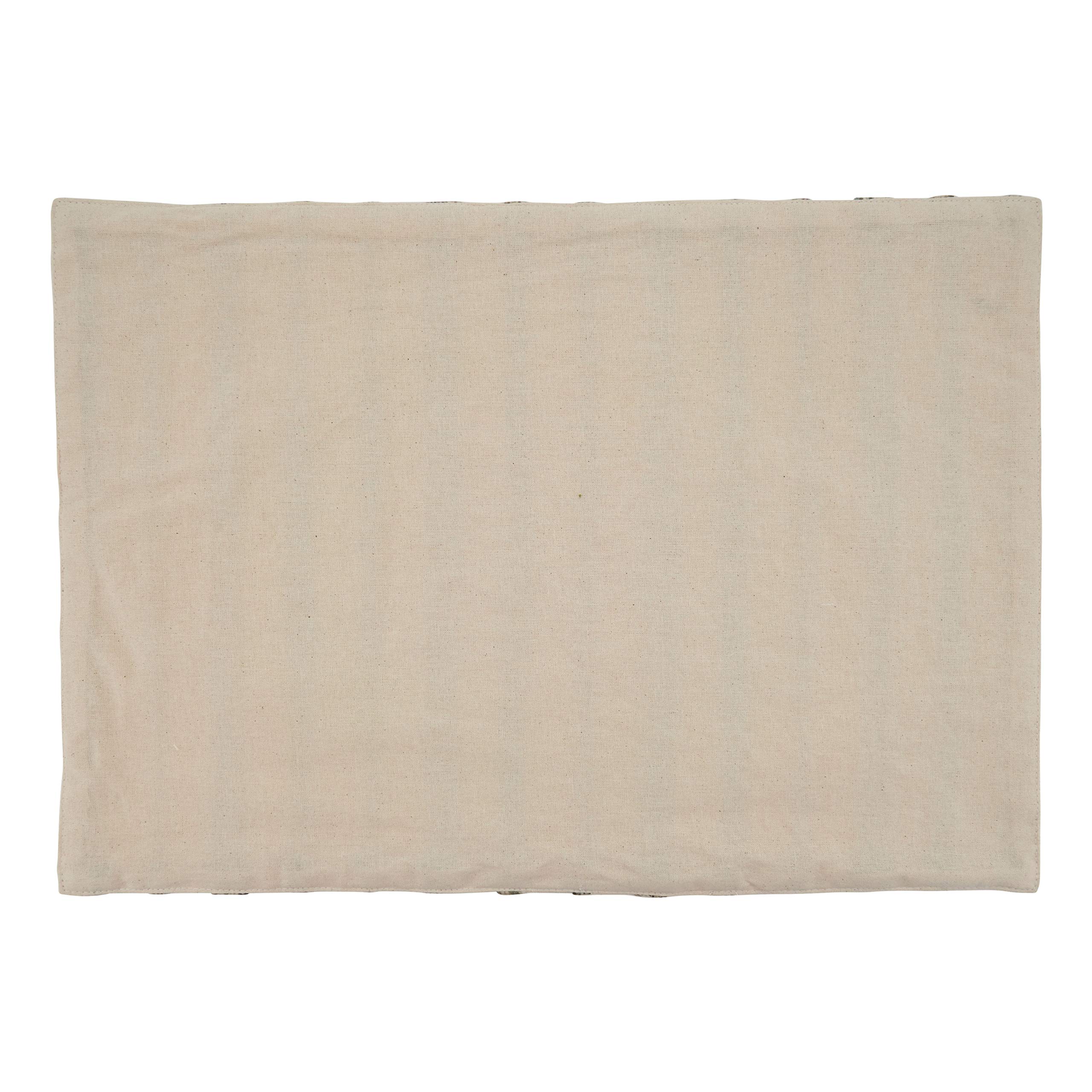 Premium Stripe Weave Design Placemats Set of 4 - Waterproof & Heat Resistant Table Mats for Dining, Kitchen, and Party Decor