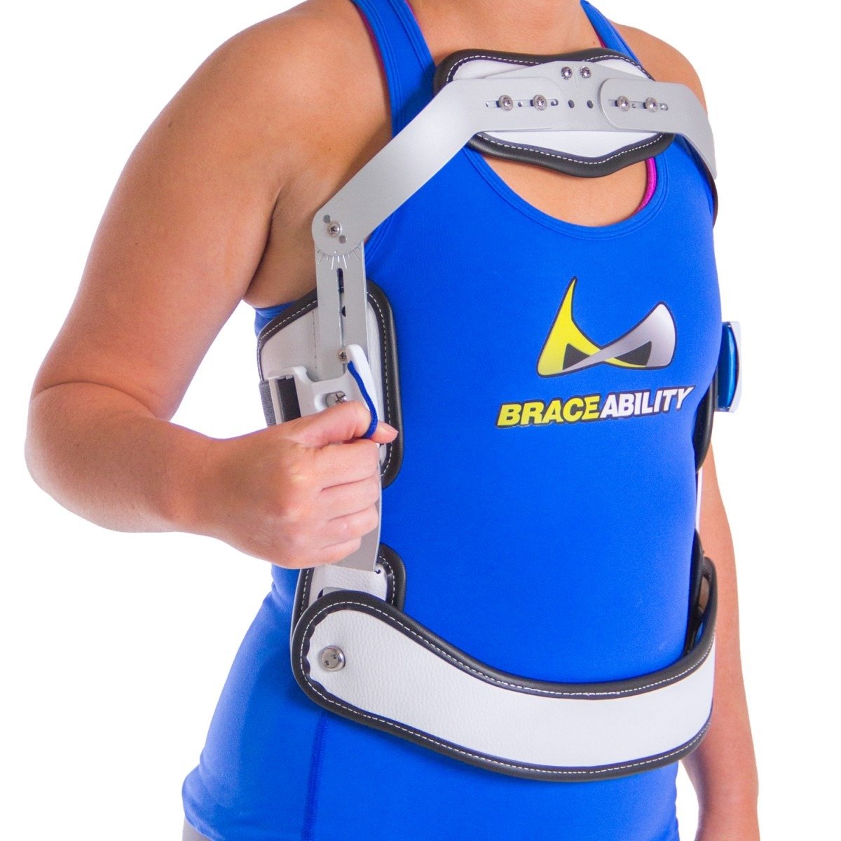 Hyper-X TLSO Jewett Hyperextension Back Brace Orthosis - Support for Thoracic & Lumbar Spine, Treatment for Compression Fractures & Osteoporosis - Medium Short Size - Ideal for Posture Correction & Pain Relief After Injuries