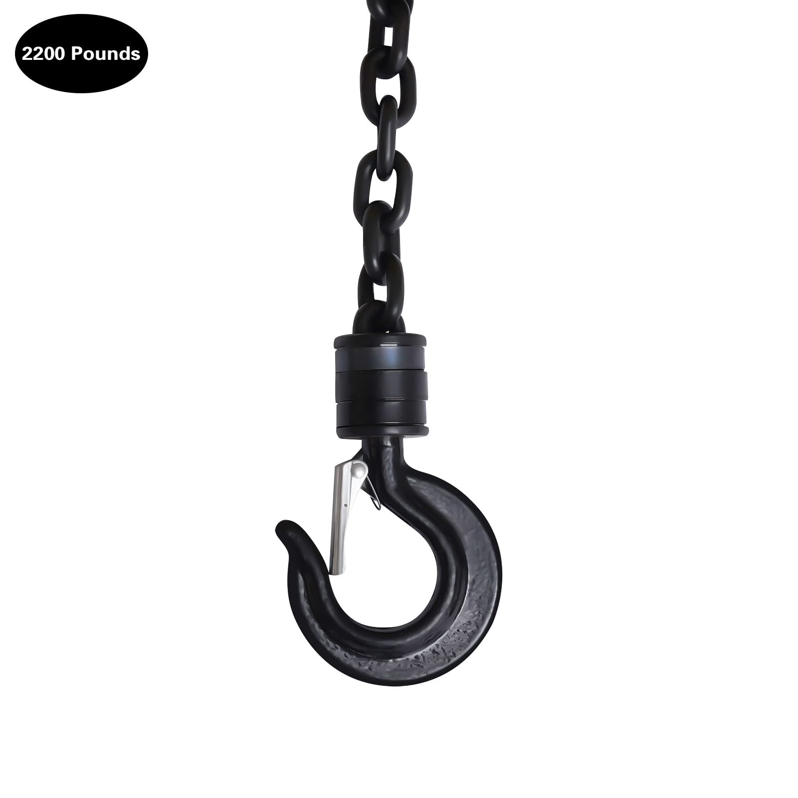 2200LBS Electric Chain Hoist with 3m Wired Remote Control - 110V Overhead Crane for Garage & Workshop - 1500W Heavy Duty Lifting System with Emergency Stop - 13ft Max Lifting Height - Perfect for Automotive Repair, Construction & Industrial Applications