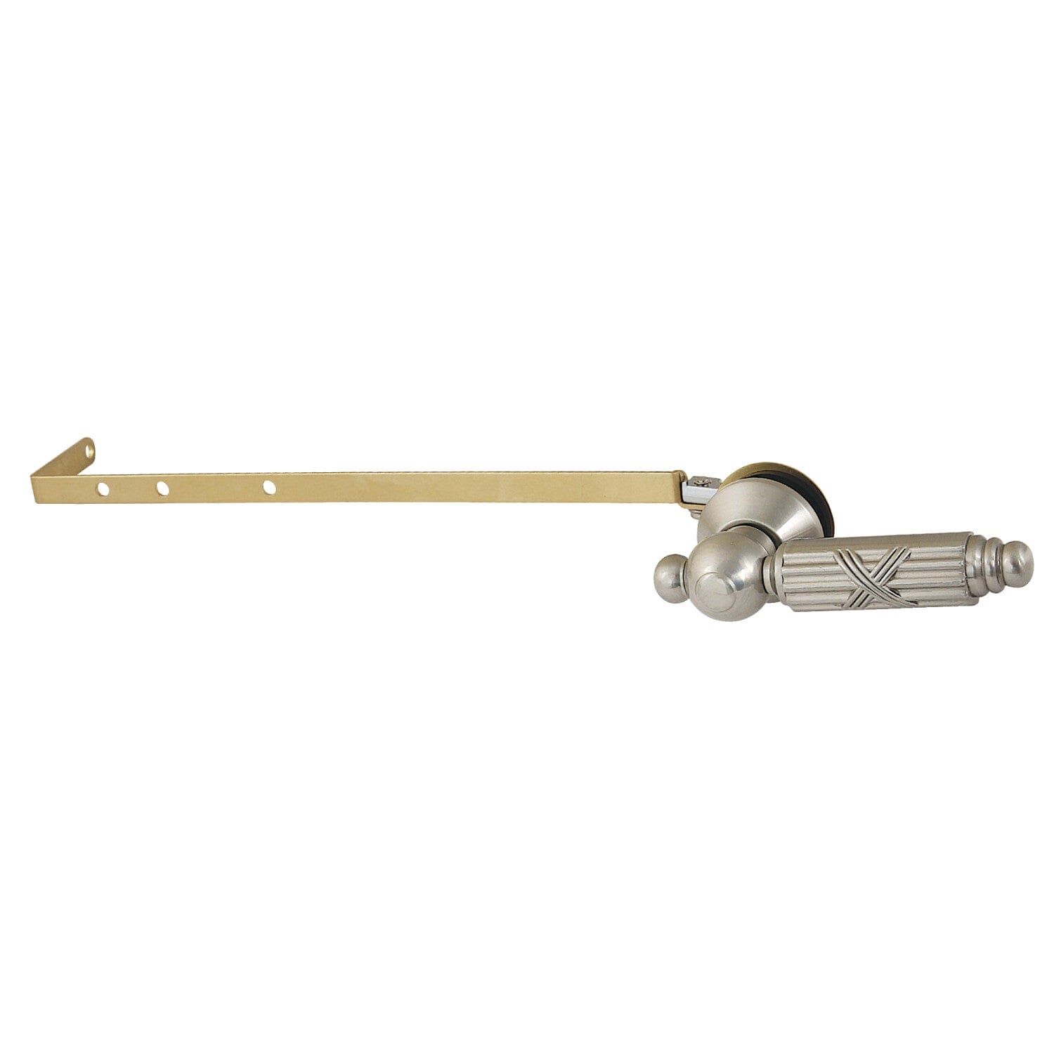 Universal Toilet Tank Lever - Front or Side Mount Replacement for Georgian Toilets - Perfect for Bathroom Renovations & Plumbing Repairs