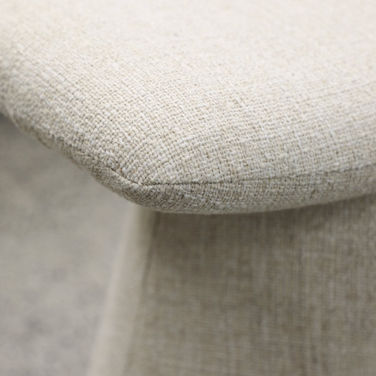 Billini Ottoman Alabaster - Stylish Footstool for Living Room, Bedroom & Office | Comfortable & Versatile Home Decor