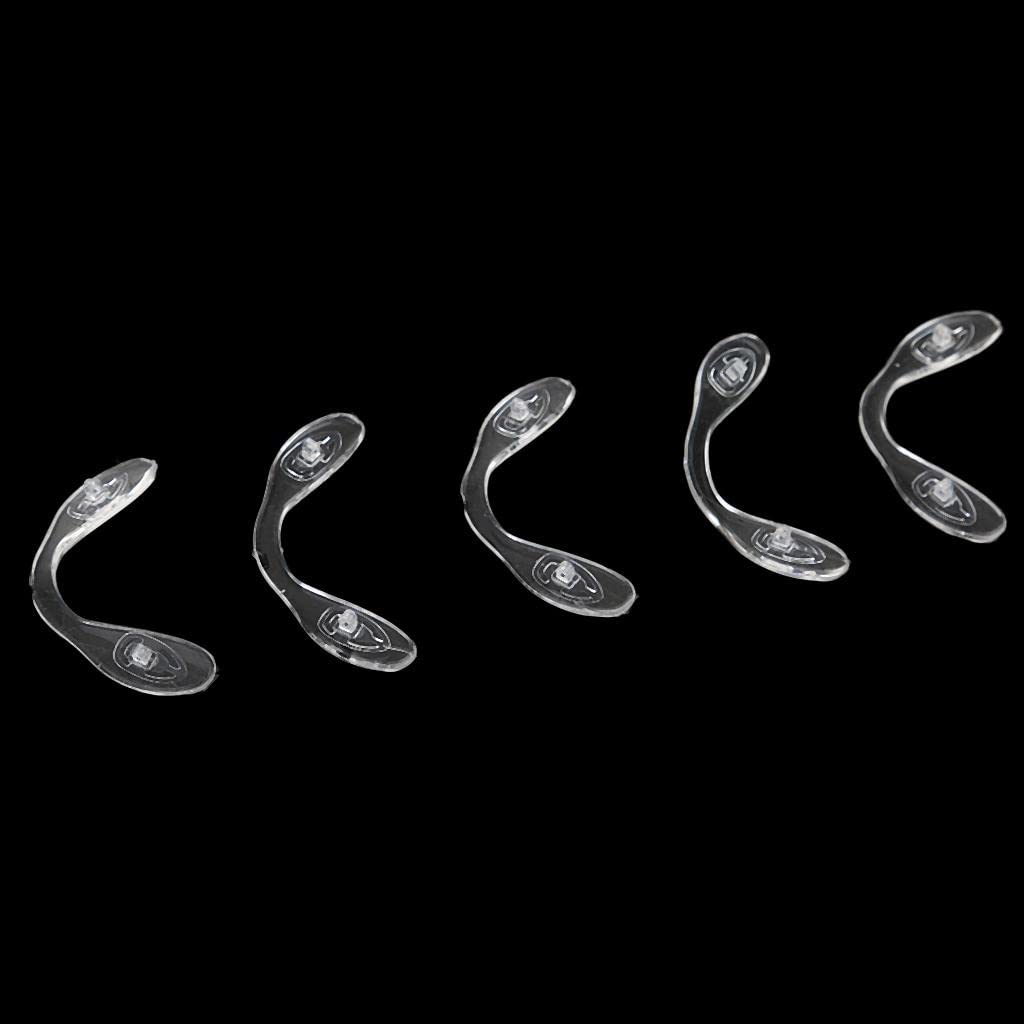 Jojomis Silicone Nose Pads for Glasses - Soft, Comfortable, Size M - Anti-Slip Eyewear Accessories for Reading, Driving & Daily Use