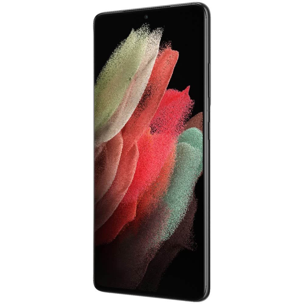 Samsung Galaxy S21 Ultra 5G Unlocked Smartphone 128GB Phantom Black - US Version (Renewed) | Premium Android Phone for Work, Gaming & Photography