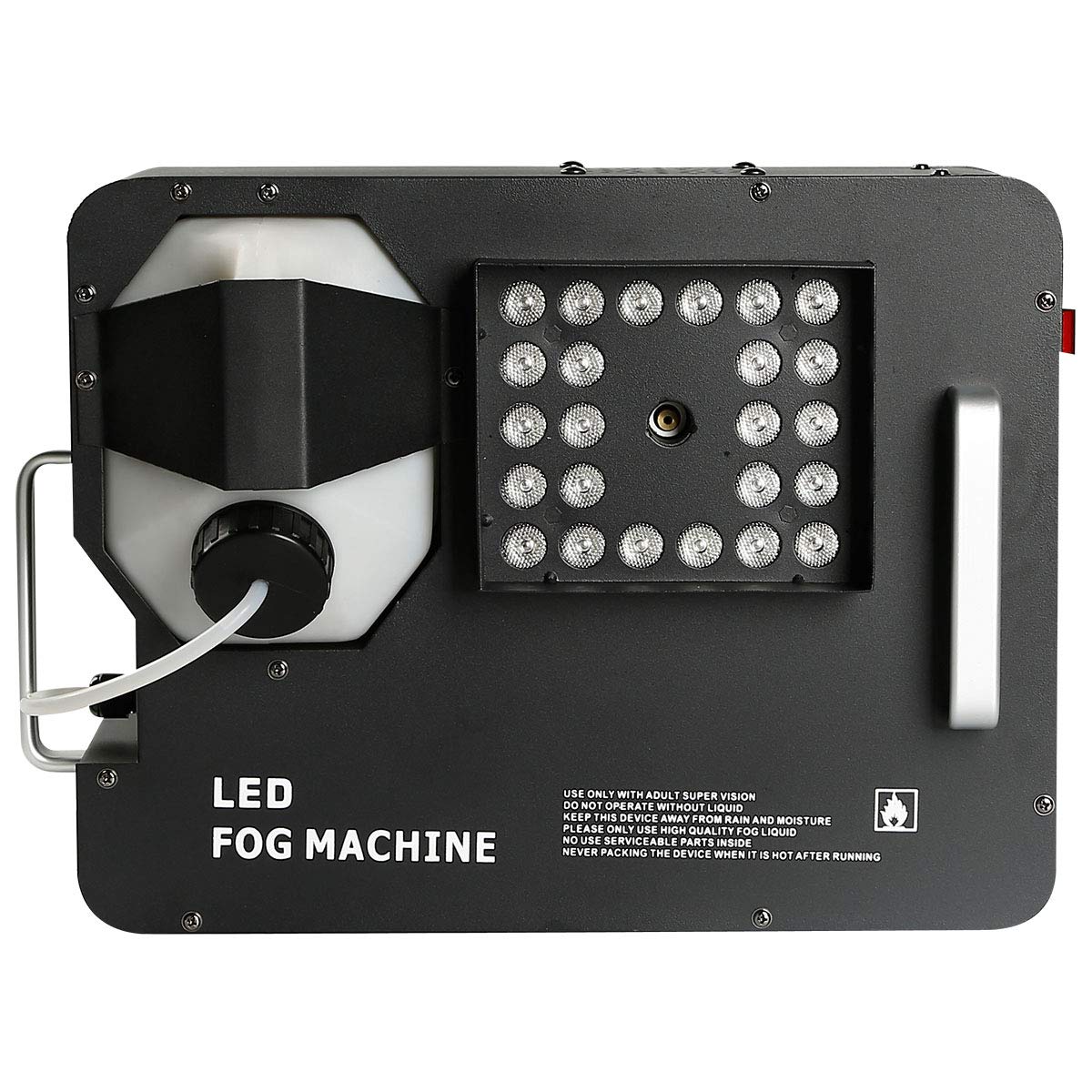 TC-Home 1500W 3-in-1 Stage Fog Machine with 24 LED Digital Display, DMX Control & Remote - Perfect for Concerts, DJ Shows, Halloween Parties & Theater Productions
