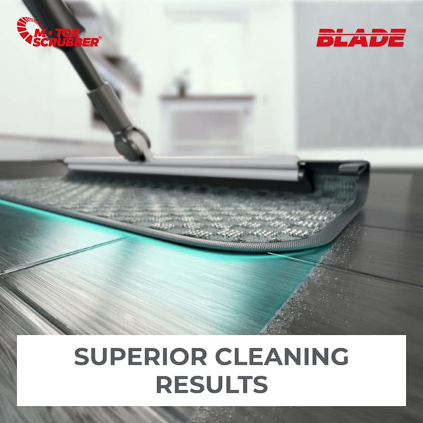 MotorScrubber Blade - The Ultimate Electric Spin Mop System for Floors, Tile & Hardwood - Perfect for Home Cleaning, Kitchen & Bathroom