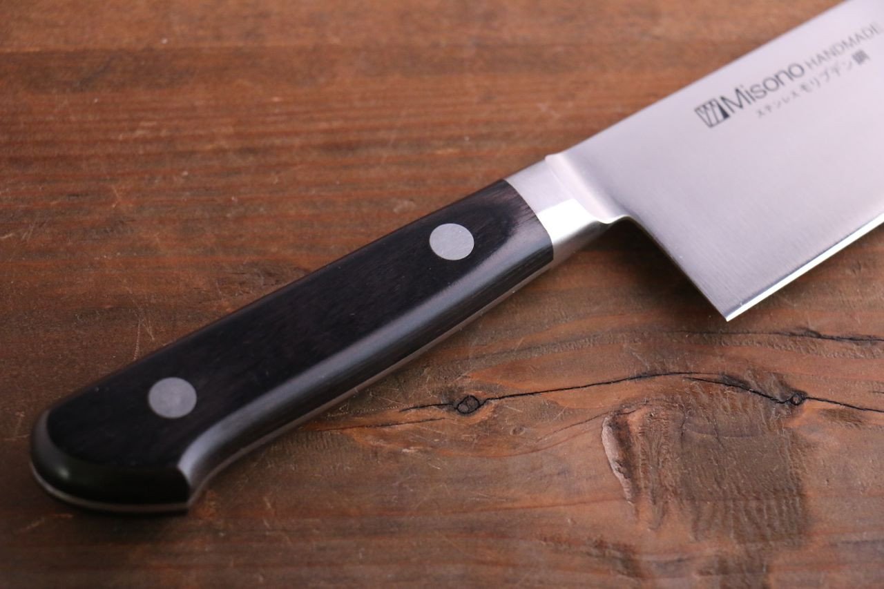 Misono 180mm Molybdenum Santoku Knife - High-Performance Japanese Kitchen Knife for Slicing, Dicing & Chopping Vegetables, Meat & Fish - Perfect for Home Chefs & Professional Cooking