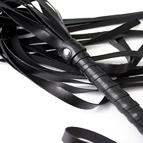Velvet Blindfold Eye Mask & Adjustable Wrist Ankle Cuffs Set - Soft Restraints with Whip & Gag for Couples Play - Black Bondage Accessories for Bedroom, BDSM & Sensual Massage