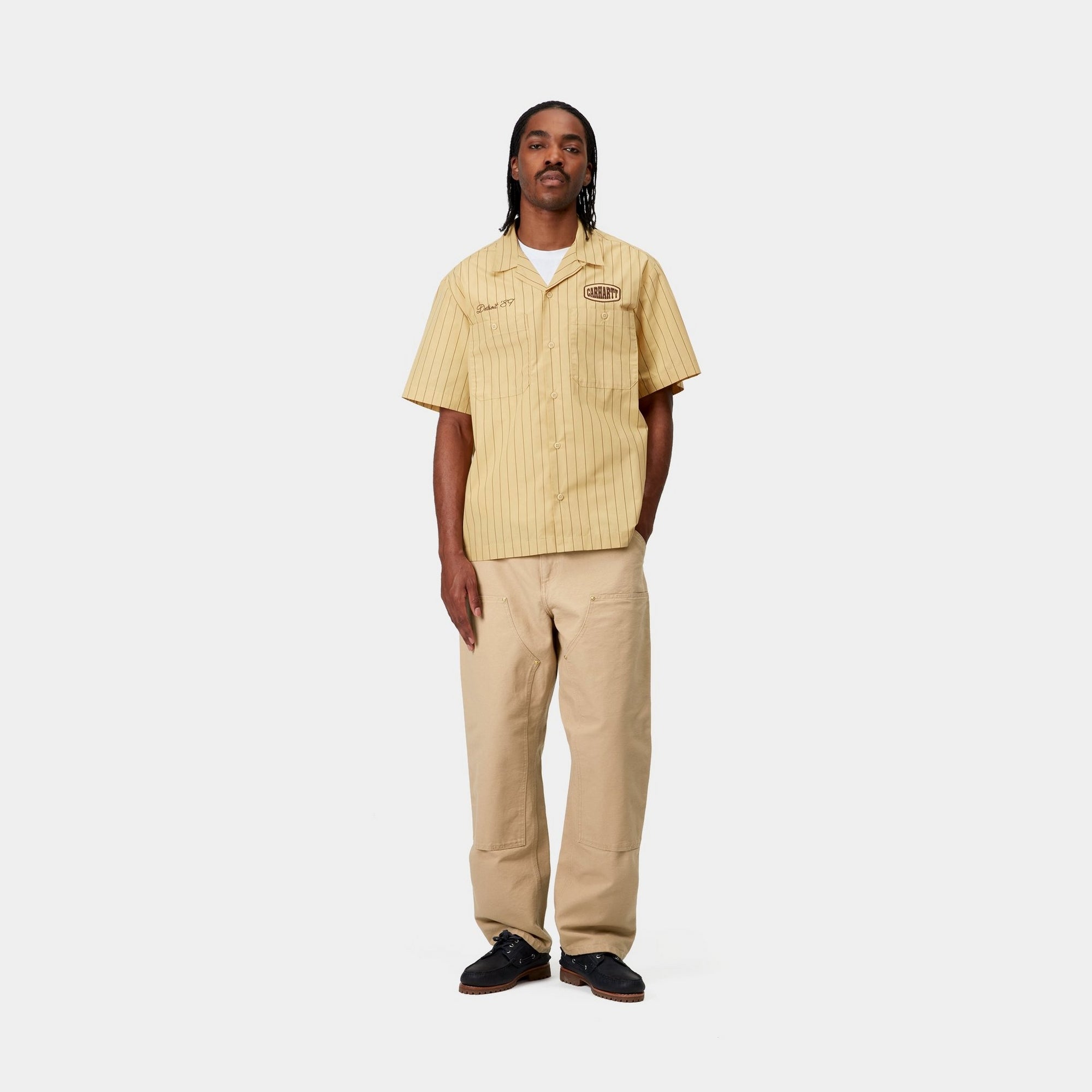 Dusty Hamilton Brown Double Knee Pants - Durable Work Pants for Men | Perfect for Construction, Carpentry & Outdoor Activities