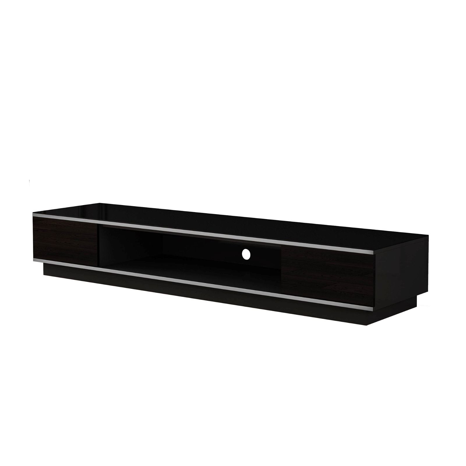 Tauris™ RIO2200LL Black TV Stand Entertainment Center - Modern Media Console for Living Room, Home Theater & Gaming Setup