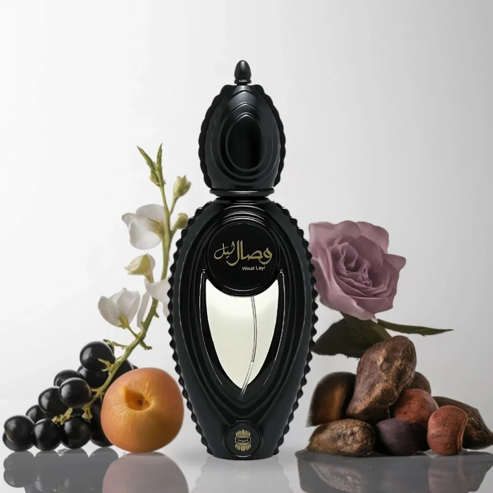 Wisal Layl Eau de Parfum for Women - 50ml Luxury Perfume, Long Lasting Floral Scent - Perfect for Date Nights, Special Occasions & Daily Wear