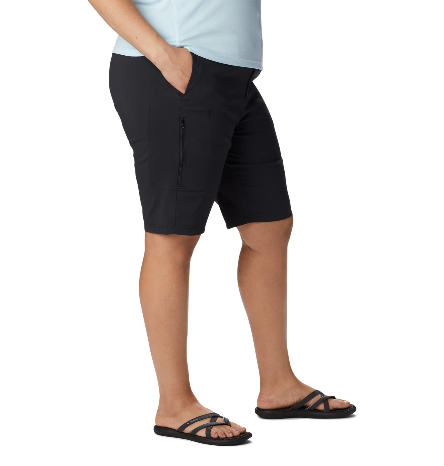 Columbia Women's On The Go Long Short - Lightweight Quick-Dry Hiking Shorts for Outdoor Adventures, Travel & Casual Wear